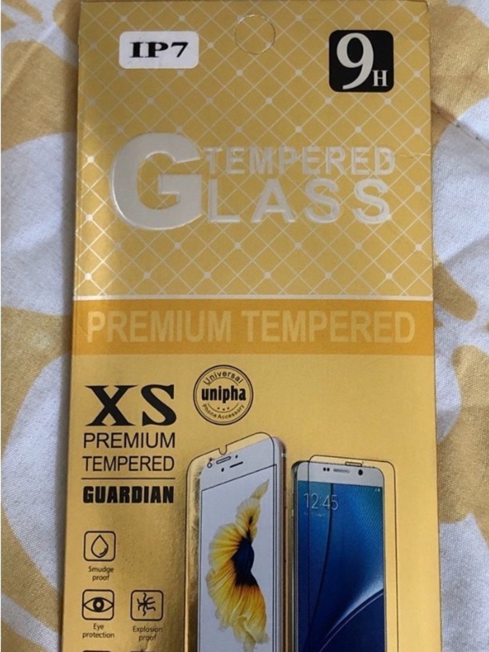 Premium Tempered Glass Screen Protector - Gold